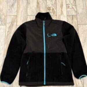 The North Face women's small black/blue Denali fleece jacket